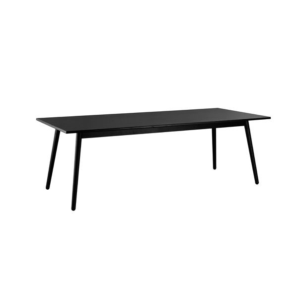 C35c spisebord til 8 12 personer (eg/sort) poul m. volther fdb ... Spisebord 8 personer
