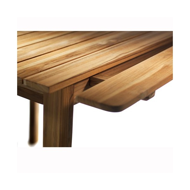 Teak spisebord. teak spisebord stol med kundstlder with teak ... Badeværelseslamper